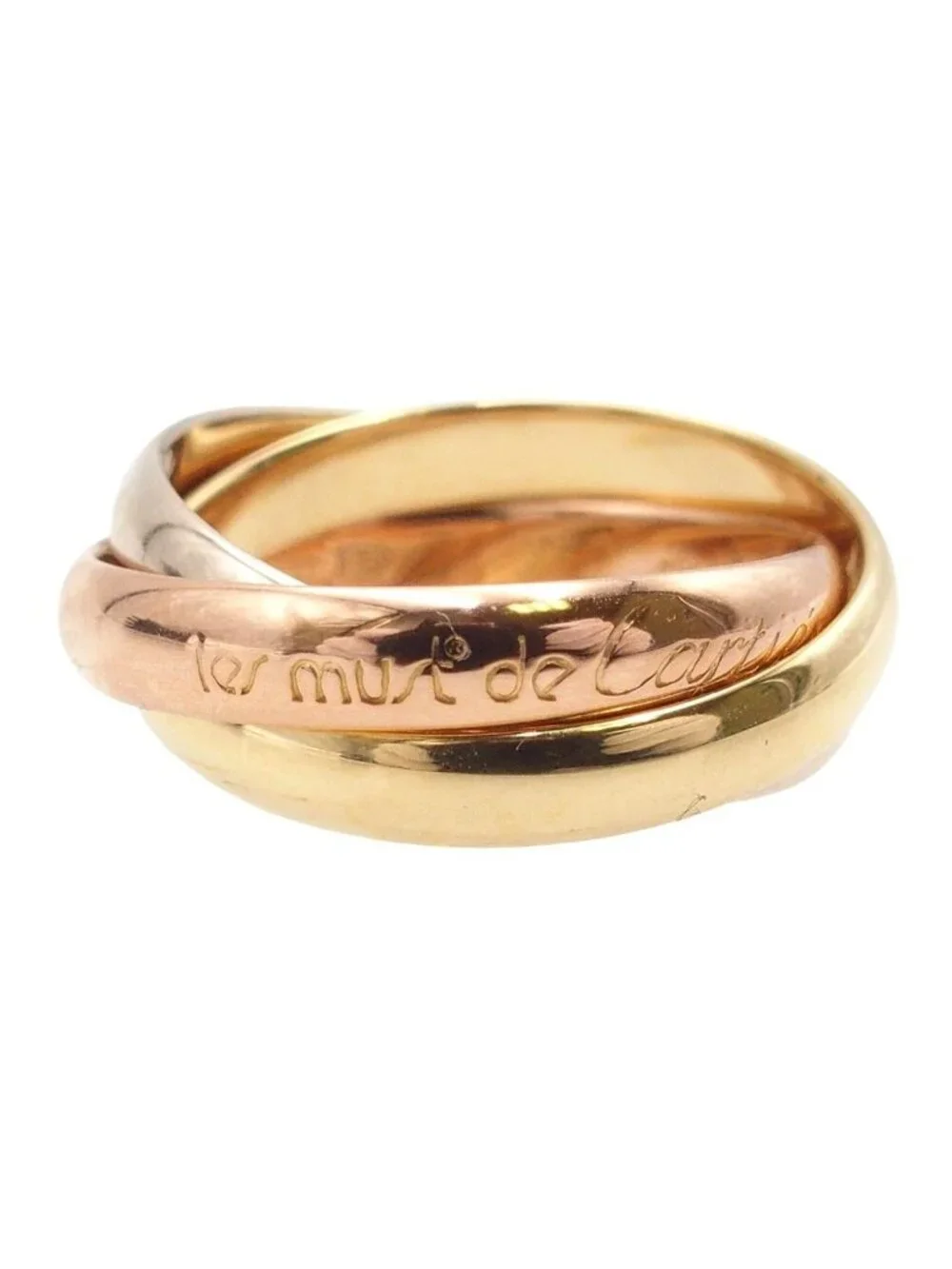 Cartier Trinity MM Three Color Gold No 49 Ring